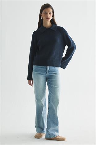 MUSE SOFT TRİKO KAZAK LACİVERT