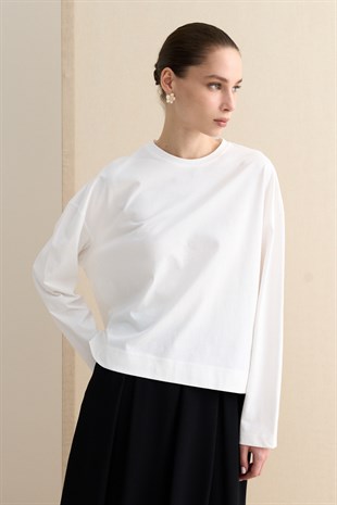PAMUKLU BASIC BODY EKRU