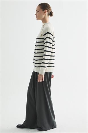 PURE TRİKO KAZAK EKRU