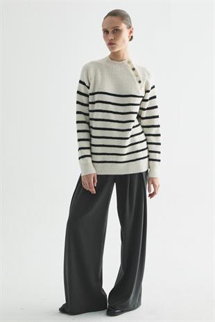 PURE TRİKO KAZAK EKRU