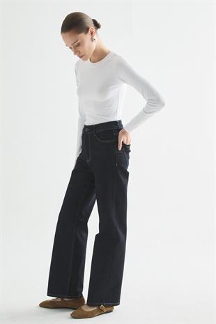 REGULAR FIT DENIM PANTOLON LACİVERT