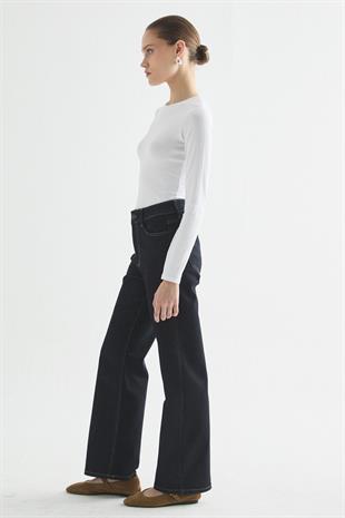 REGULAR FIT DENIM PANTOLON LACİVERT