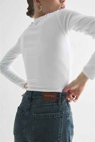 RELAXED KESİM WIDE LEG JEAN İNDİGO