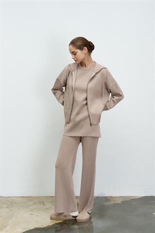 SİMLİ CROP HIRKA VİZON