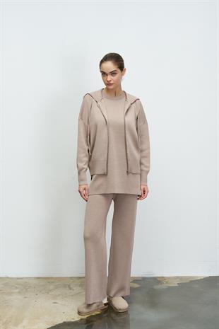 SİMLİ CROP HIRKA VİZON