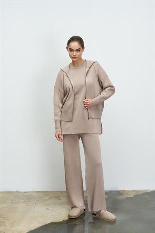 SİMLİ CROP HIRKA VİZON