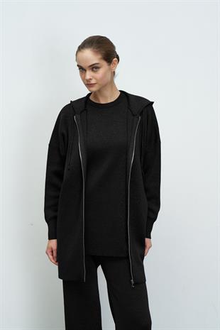 SİMLİ HIRKA SİYAH