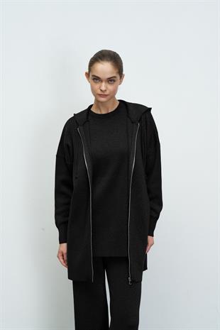 SİMLİ HIRKA SİYAH