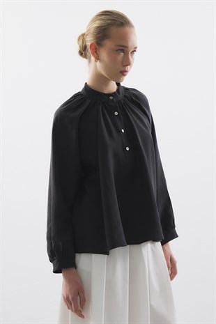SOFT MUSE BLUZ SİYAH
