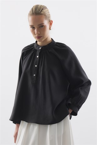 SOFT MUSE BLUZ SİYAH