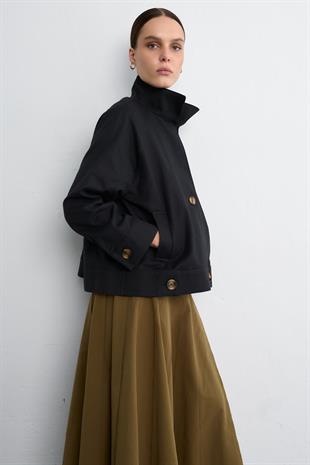 TIMELESS KISA CEKET SİYAH