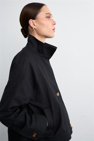 TIMELESS KISA CEKET SİYAH