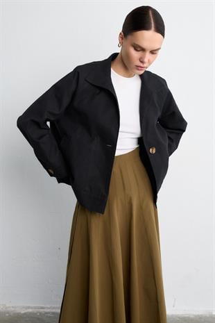 TIMELESS KISA CEKET SİYAH