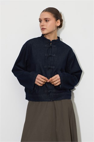 Tokyo Hakim Yakalı Denim Ceket