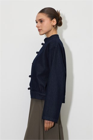 Tokyo Hakim Yakalı Denim Ceket