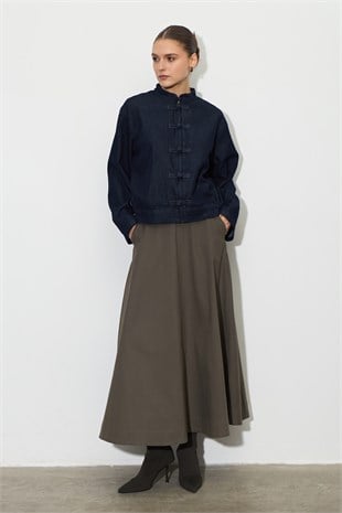 Tokyo Hakim Yakalı Denim Ceket