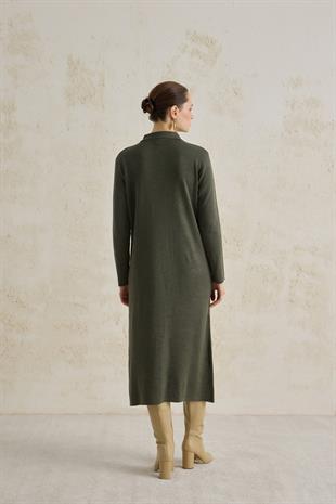 UZUN TRİKO TRENÇ HAKİ