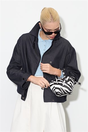 XS Antigone Çanta Zebra Desen