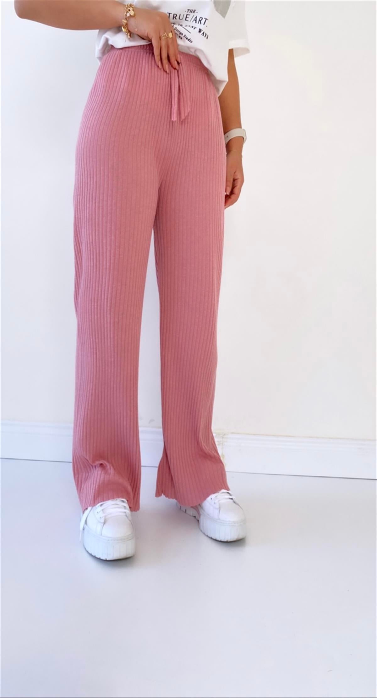 Kaşkorse Yazlık Star Pantolon Pembe