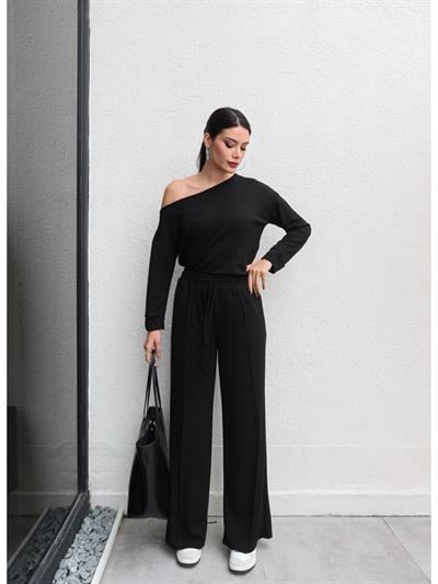 Kayık Yaka Modal Eşofman Takım