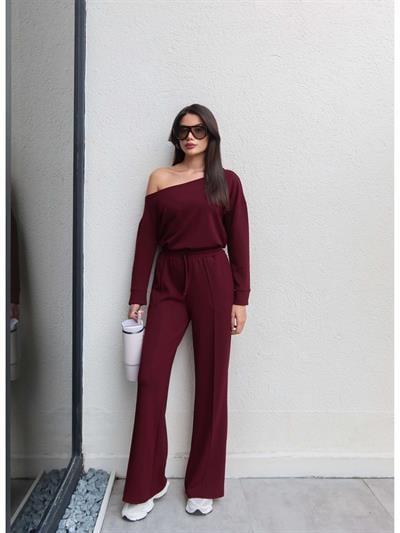 Kayık Yaka Modal Eşofman Takım