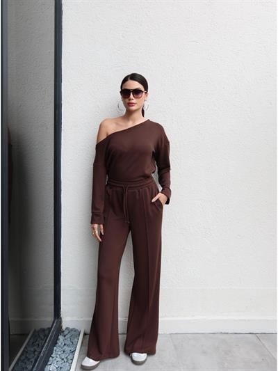 Kayık Yaka Modal Eşofman Takım