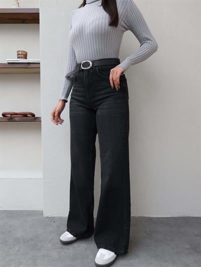 Likralı Straight Jean
