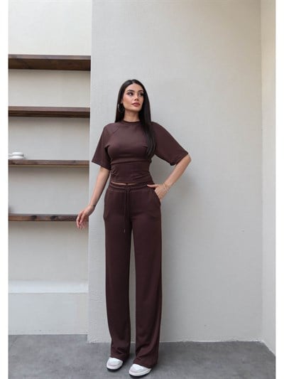 Reglan Kol Bel Pensli Eşofman Takım