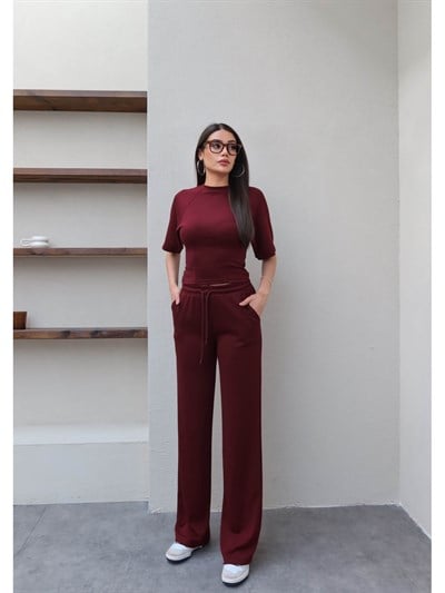 Reglan Kol Bel Pensli Eşofman Takım