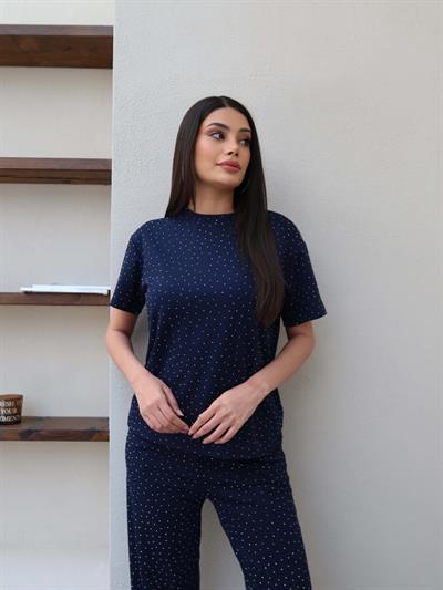 Taş Baskılı Modal Eşofman Takım