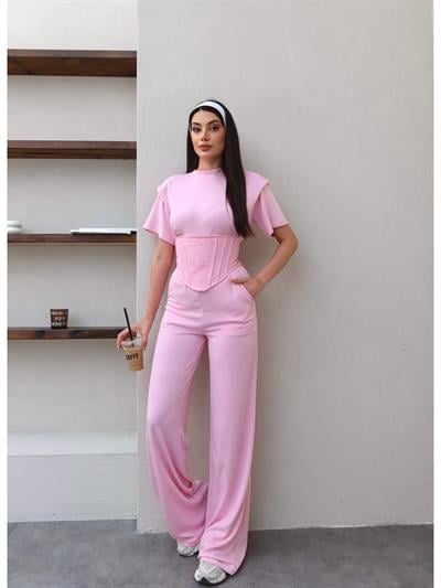 Vatkalı Korse Detay Üçlü Takım