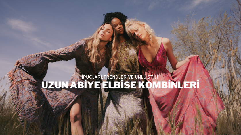 Uzun Abiye Elbise Kombinleri