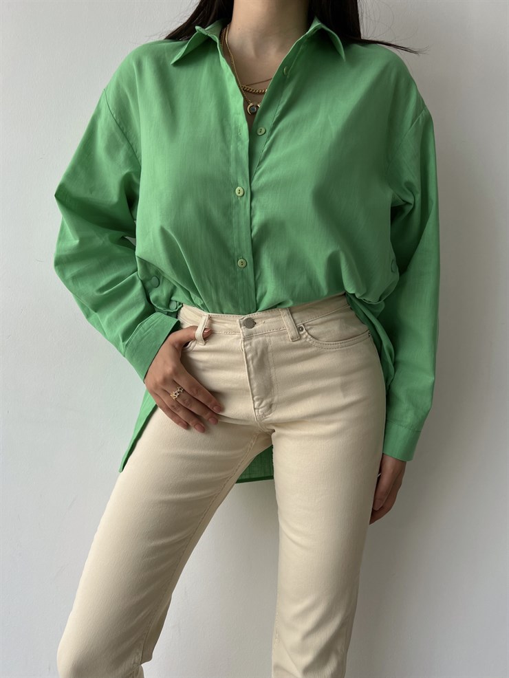 Basıc Yüksek Bel Lupus Kadın Bej Renk Mom Jean 22Y000350