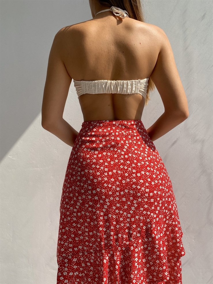 Boyundan Bağlamalı Kadın Bej Bralet 21Y000420