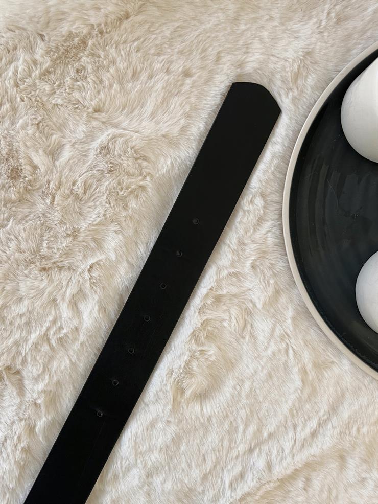 Büyük Tokalı Kadın Siyah Kemer 23Y000622