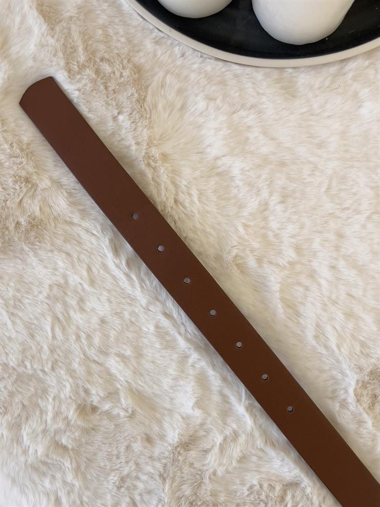 Çift Tokalı Kadın Taba Kemer 23Y000634