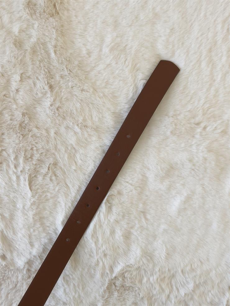 Deri Nimer Kadın Kahverengi Kemer 23Y000105