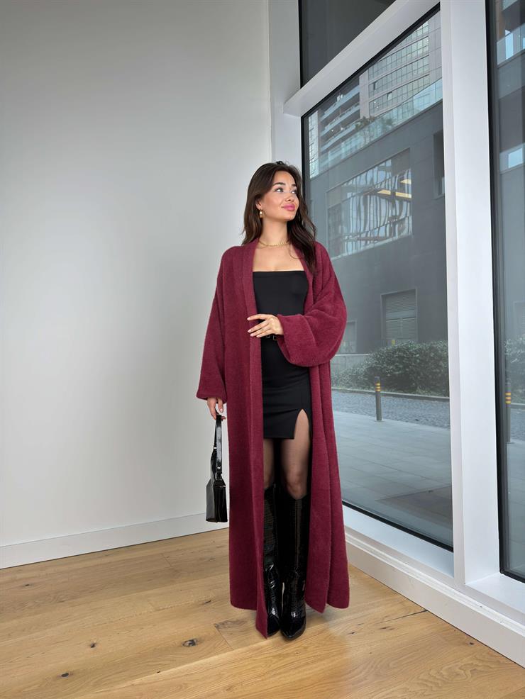 Eric Bordo Kadın Uzun Triko Hırka 25K295