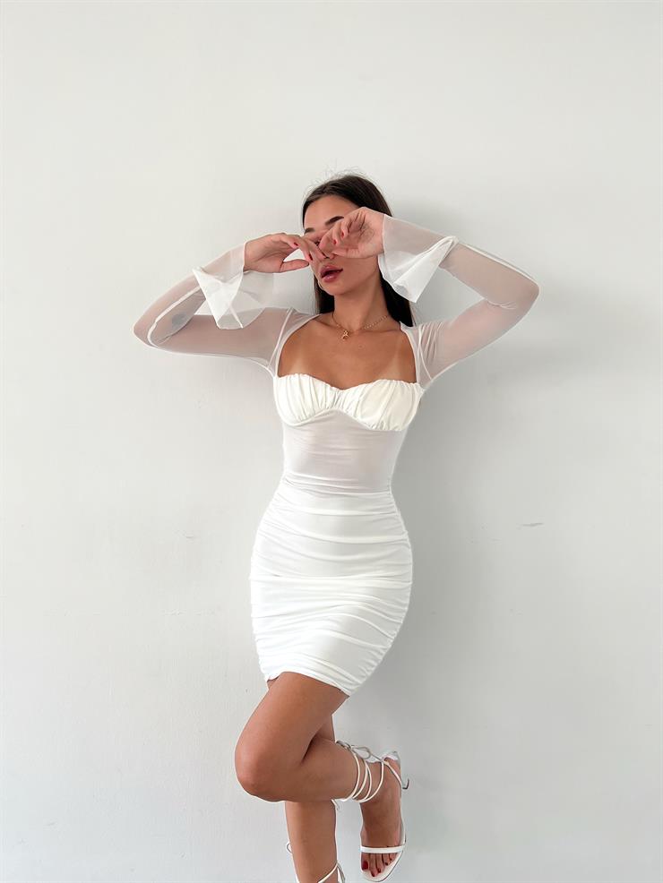 Beyaz Elbise, %50'ye Varan İndirimlerle - Moda Çelikler