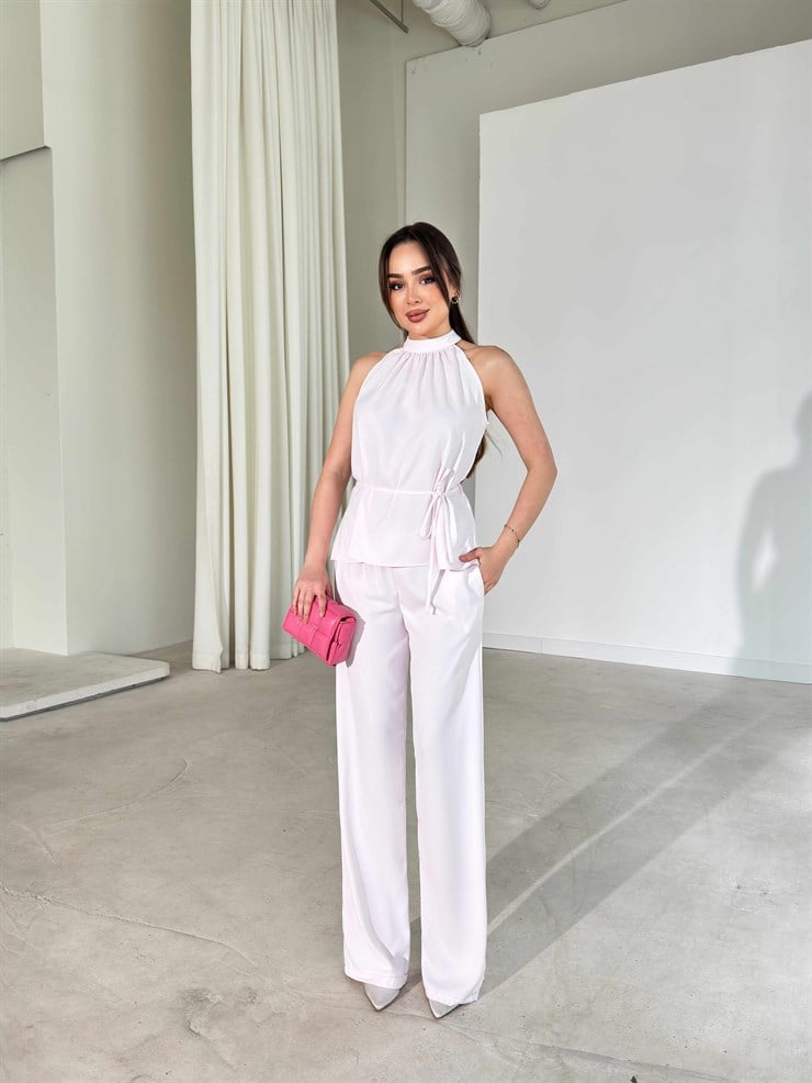 Kuşaklı İkili Pembe Jovia Kadın Takım 26Y243