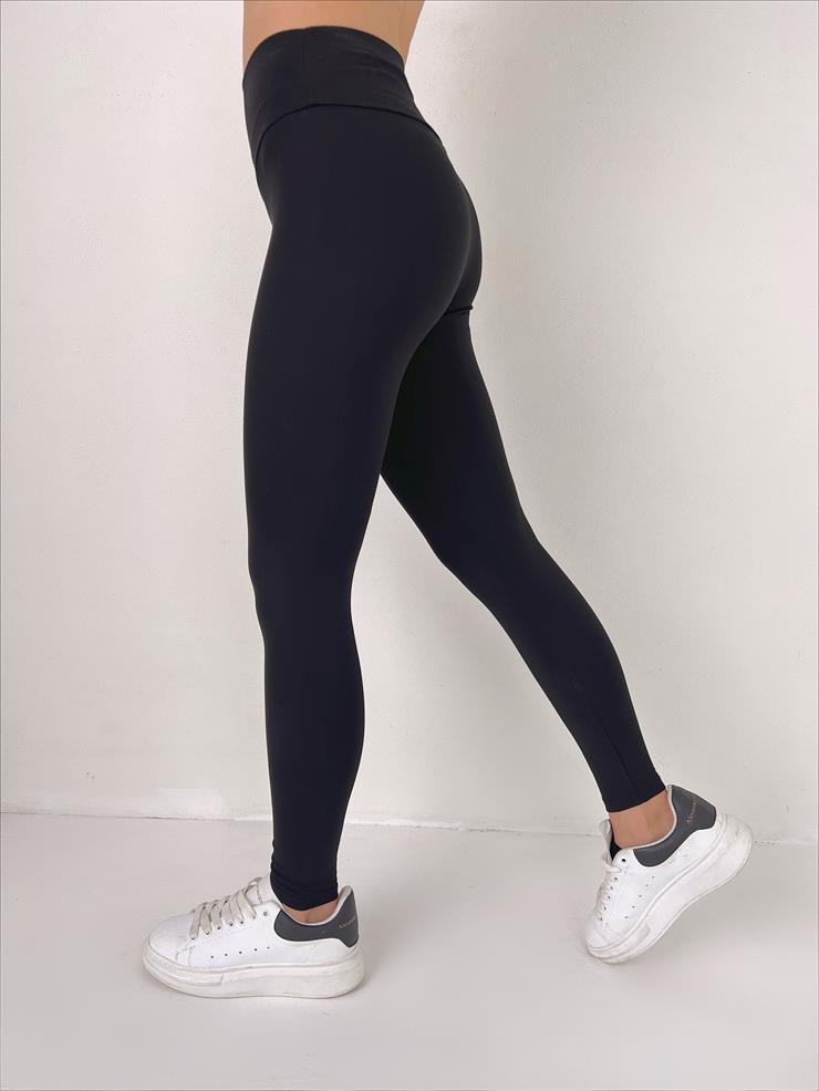 Yüksek Bel Juno Kadın Siyah Tayt 23Y000045