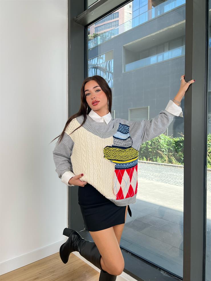 Önü Yırtmaçlı Yüksek Bel Vanka Kadın Siyah Mini Etek 24k000004