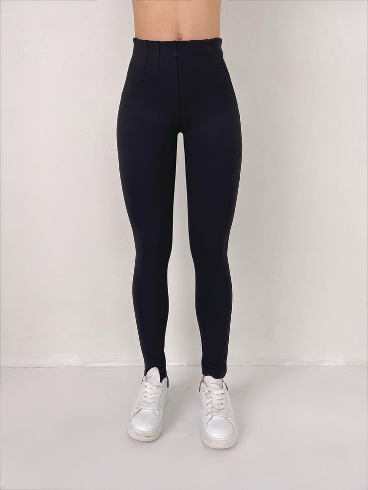 Yüksek Bel Carole Kadın Siyah Tayt 23K000279