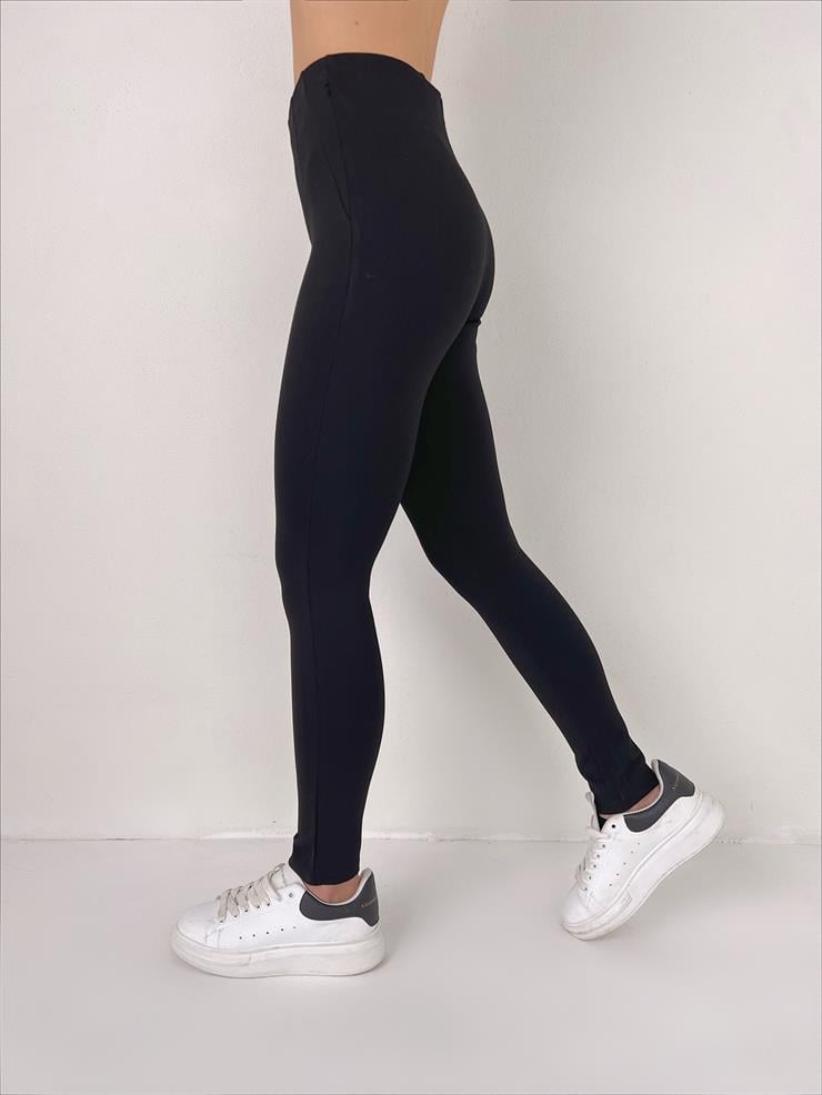 Yüksek Bel Carole Kadın Siyah Tayt 23K000279