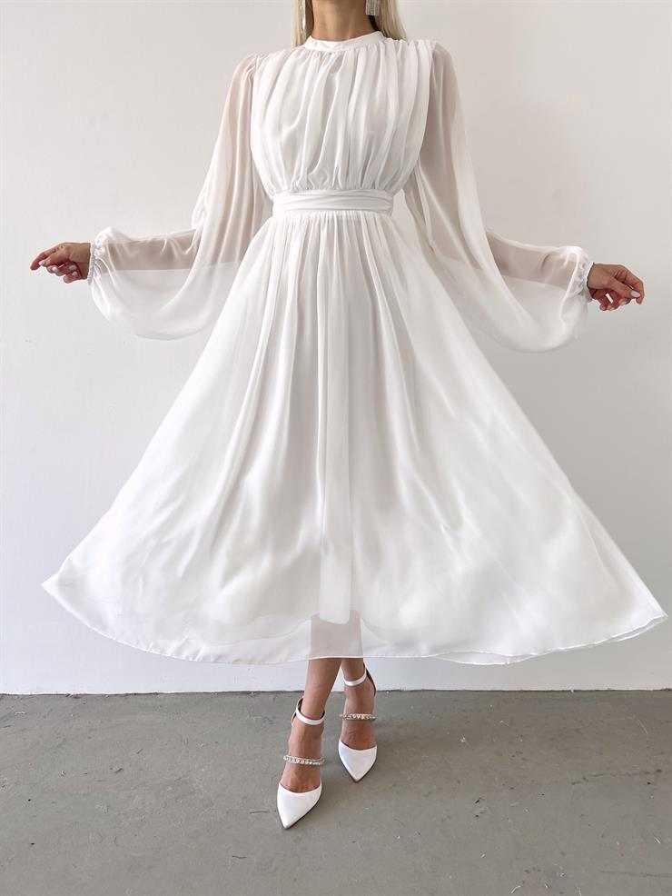 Beyaz Elbise, %50'ye Varan İndirimlerle - Moda Çelikler