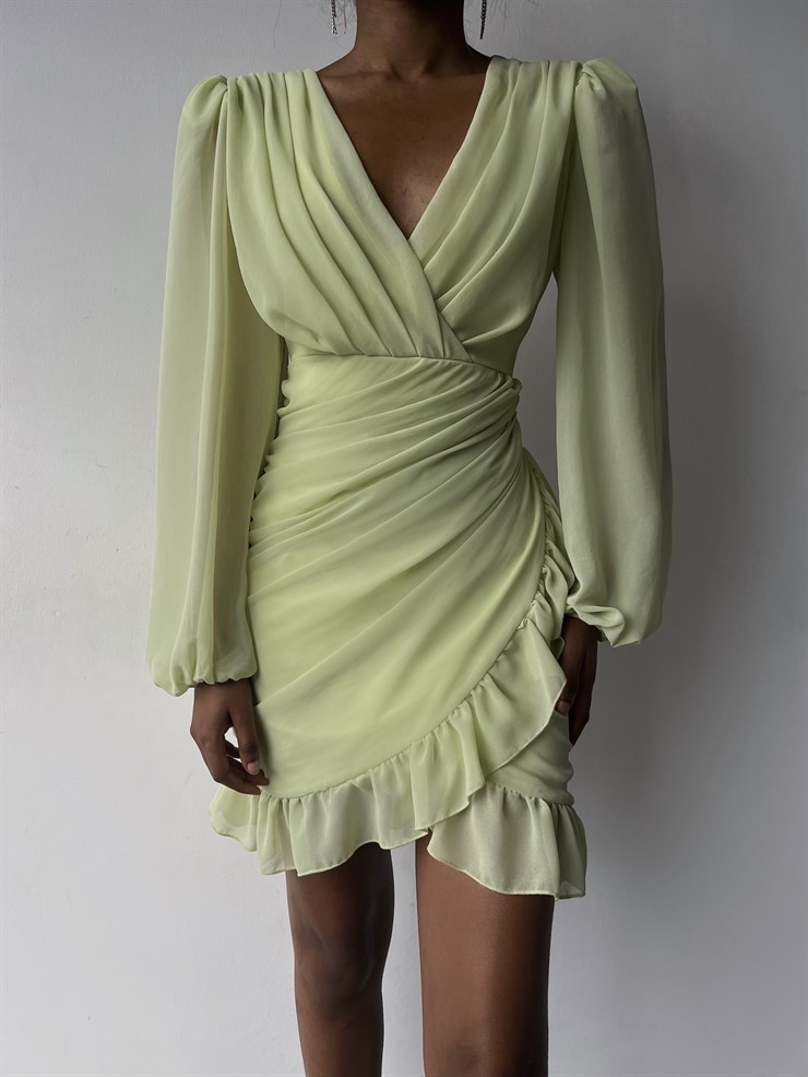 Amara Büzgülü Elbise 22Y000015