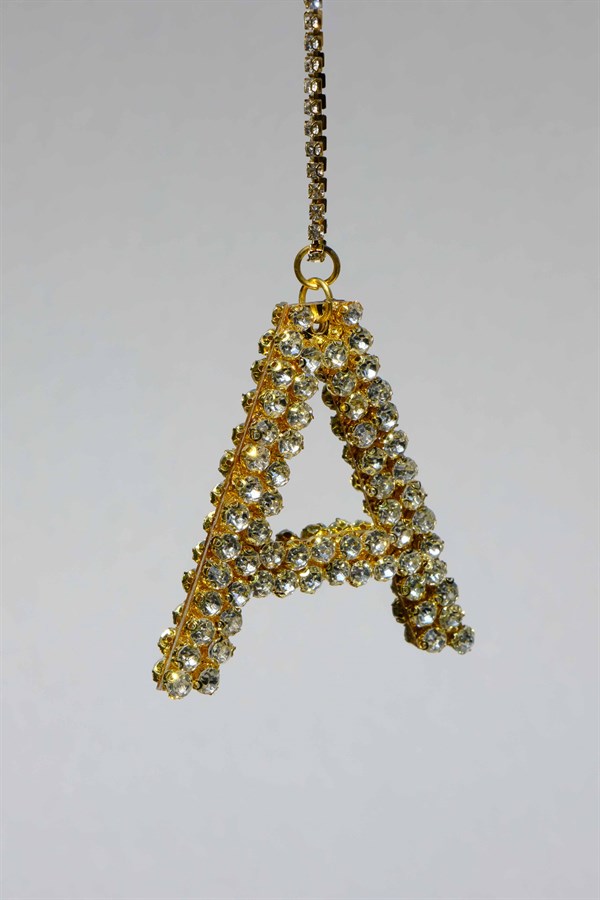 Gold Anahtarlık Harfi A 7 Cm