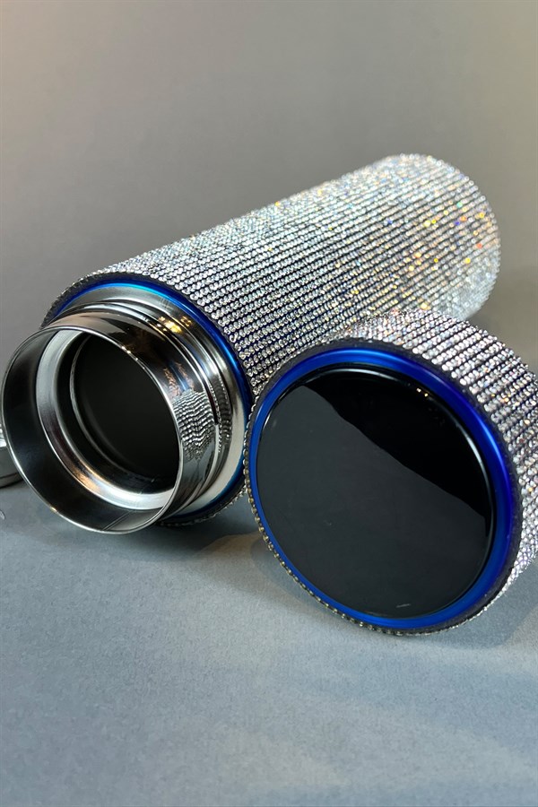 Gümüş Swarovski Dereceli Termos