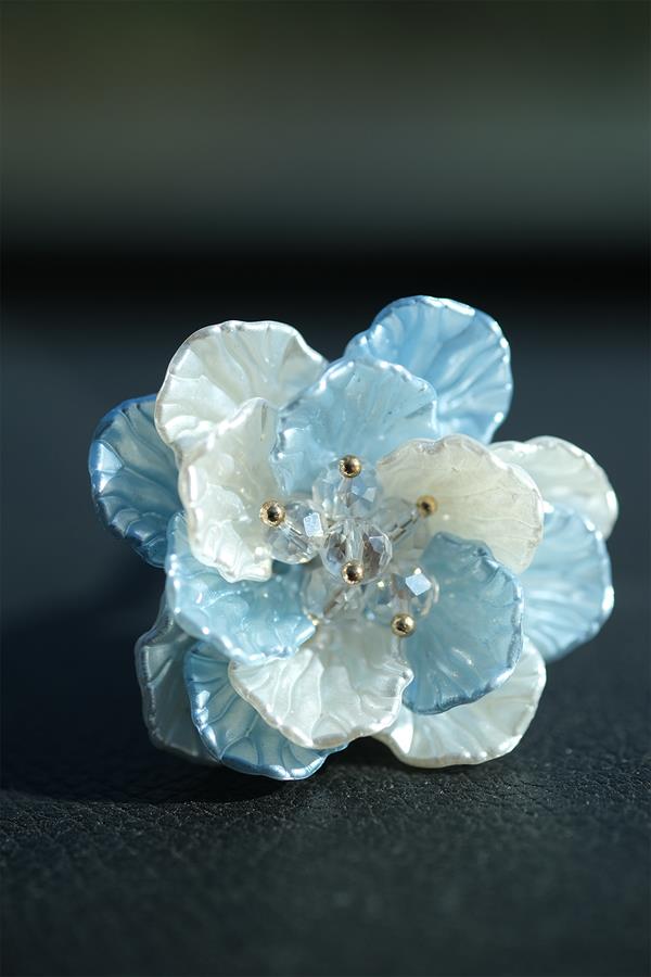 Bebe Mavi Sedefli Çiçek Koku
