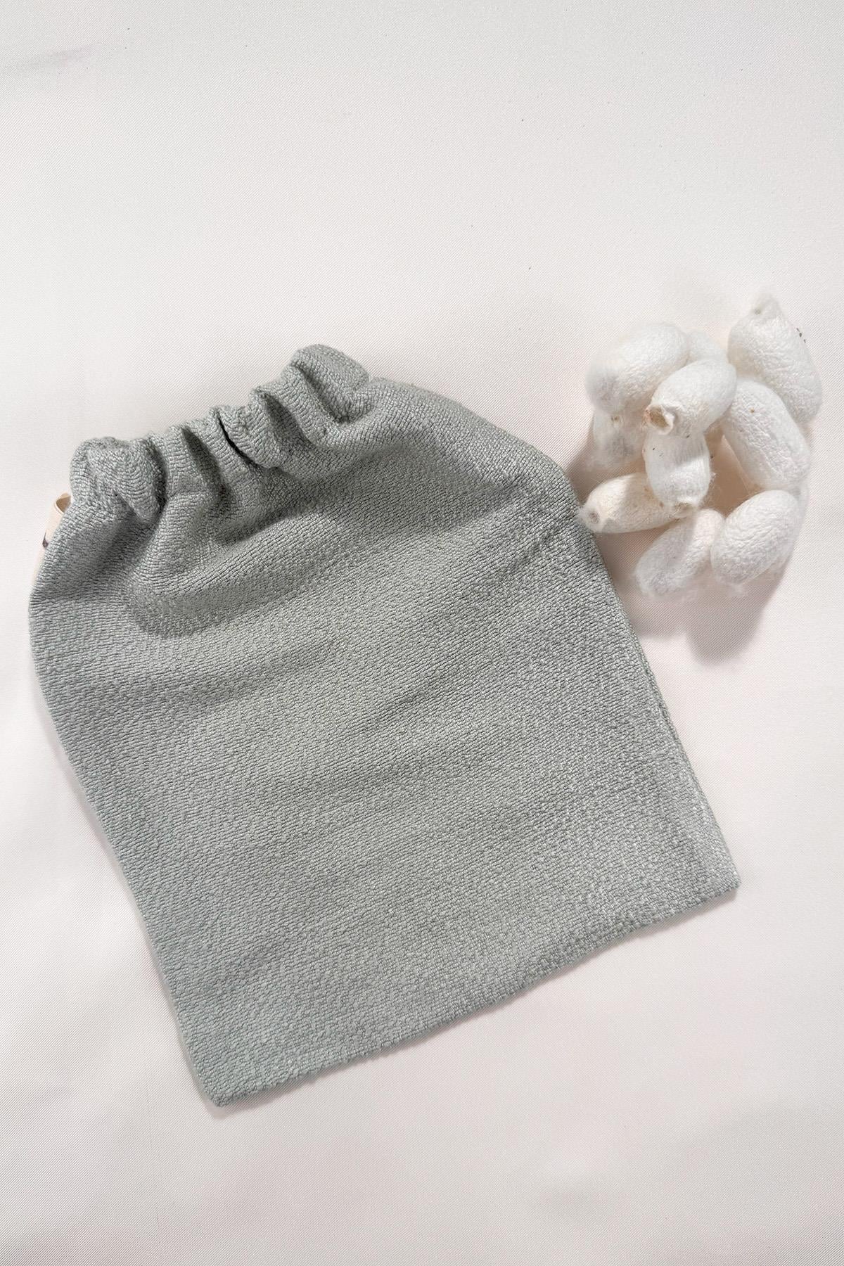 Özel Tasarım %100 Barış İpeği-Peace Silk El Dokuma Saf İpek Kese EDIK104
